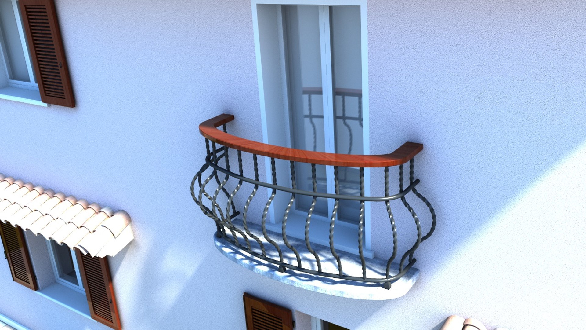 Balcony Balcon 3d Model