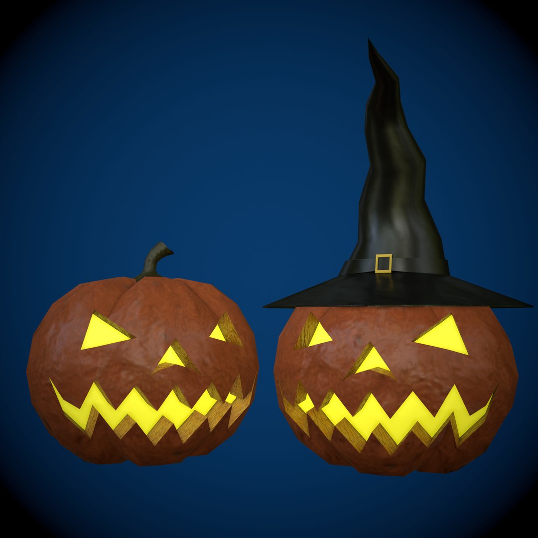 Free Halloween Pumpkin 3d Model