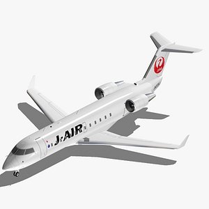 3ds bombardier crj-200 japan airlines