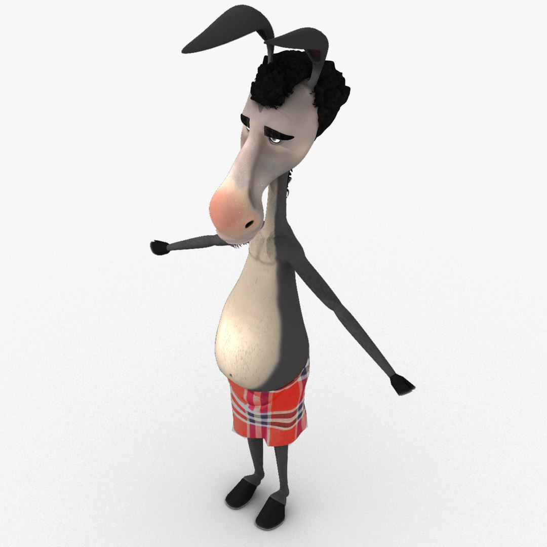 3d Humanoid Donkey
