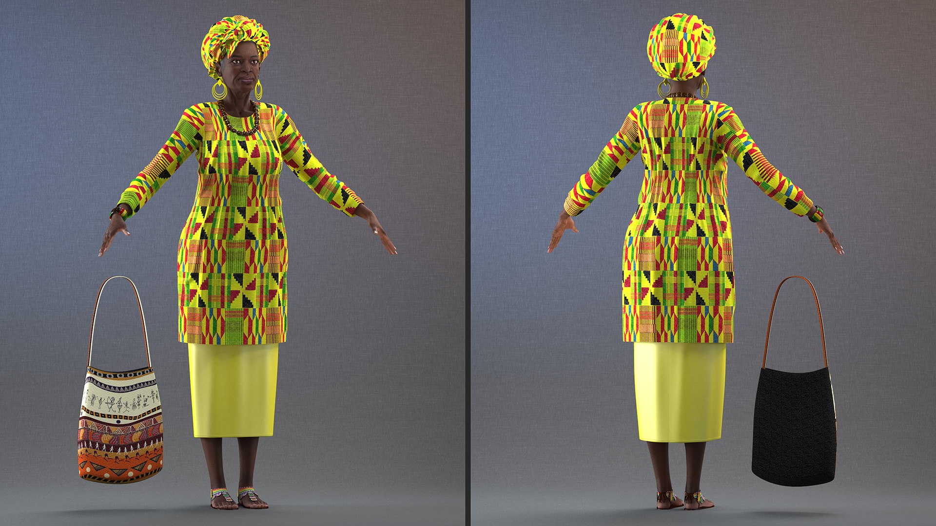 African Woman Wearing Traditional Clothes Rigged model https://p.turbosquid.com/ts-thumb/oZ/HuMLP3/3Q/africanwomanwearingtraditionalclothesriggedmb3dmodel017/jpg/1670885881/1920x1080/fit_q87/c79bcba683e278ff63341da15f5159cdf48502ae/africanwomanwearingtraditionalclothesriggedmb3dmodel017.jpg