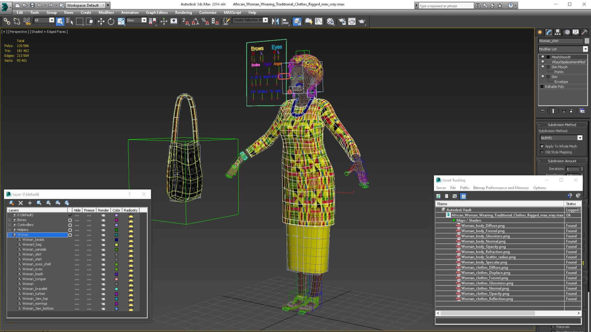 African Woman Wearing Traditional Clothes Rigged model https://p.turbosquid.com/ts-thumb/oZ/HuMLP3/oh/africanwomanwearingtraditionalclothesriggedmb3dmodel032/jpg/1670885930/1920x1080/fit_q87/4ff9599e7daccb3765a3ab7eeb1aee62a8278003/africanwomanwearingtraditionalclothesriggedmb3dmodel032.jpg
