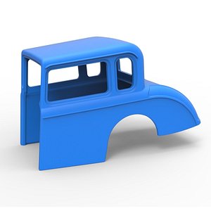 Shell of New Zealand Modified stock car Scale 1 to 25 3D model