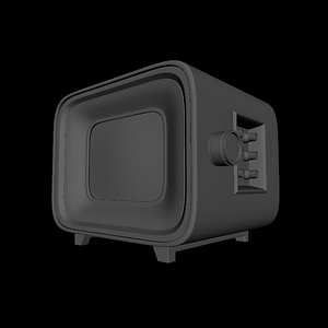 old tv 3d model