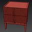 Dresser and bedside table Acciaroli Wooden Kors