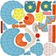 Sospensione mobile per bambini lowpoly jouet bebe mobile