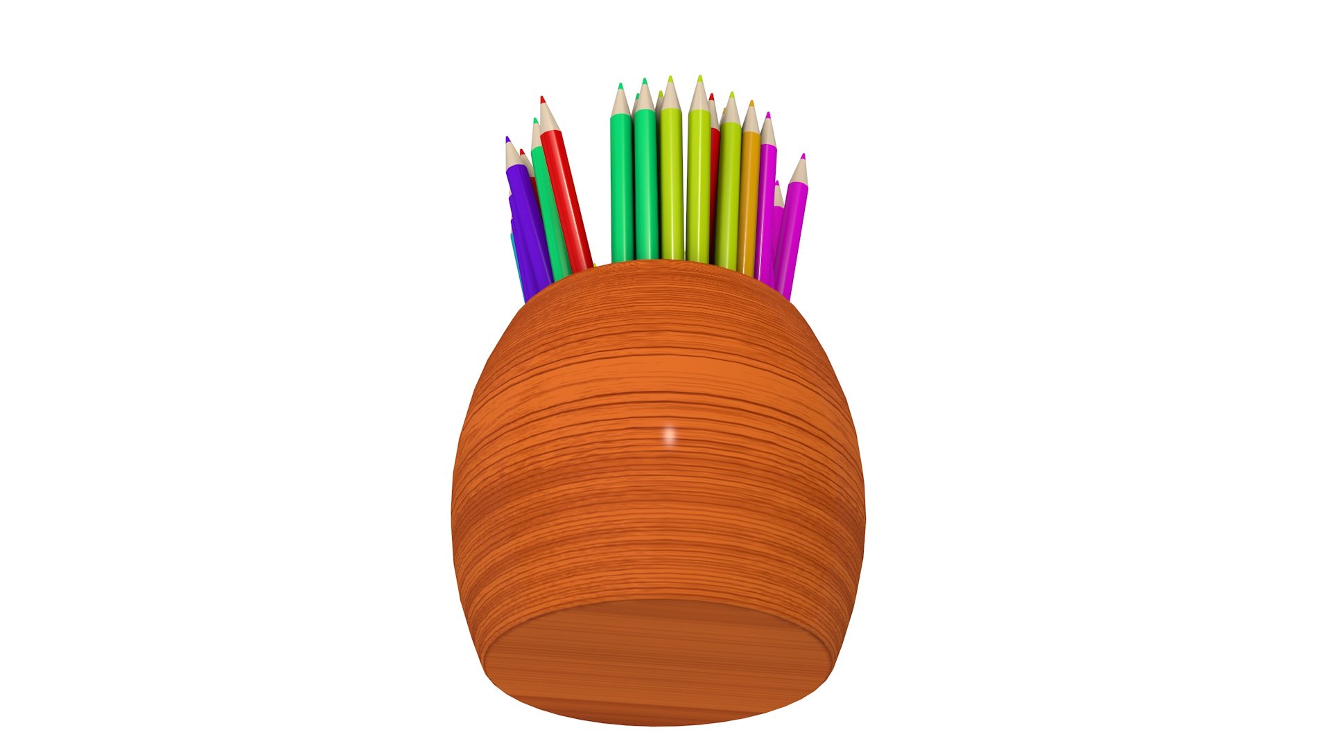 Pencil holder 3D model TurboSquid 1763375