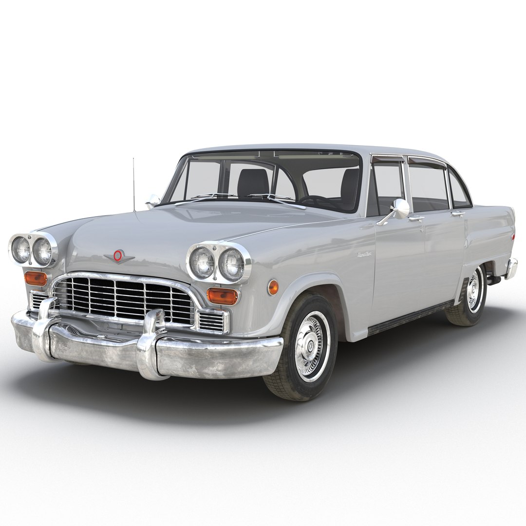 Checker Marathon Rigged 3D model preview