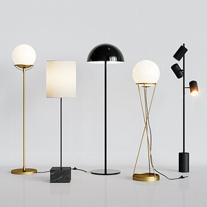 5 Floor Lamps Set 2