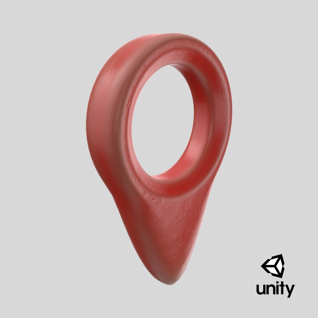 Big Simple Red scratched Plastic map marker with Hole 3D model https://p.turbosquid.com/ts-thumb/oZ/fdqeHk/9A/stemcell_unity_render/png/1738595190/1920x1080/fit_q87/42d88e0f47d5bb966e0e8d26ab850bd5e7d7df28/stemcell_unity_render.jpg