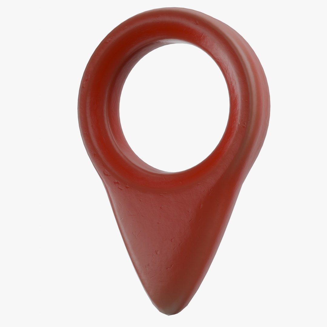 Big Simple Red scratched Plastic map marker with Hole 3D model https://p.turbosquid.com/ts-thumb/oZ/fdqeHk/QN/r1/jpg/1738218211/1920x1080/fit_q87/6f503d51073f428130dc06c8897eaa3c674e0c43/r1.jpg