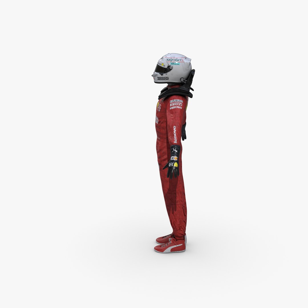Sebastian Vettel 2019 3D Model - TurboSquid 1484096