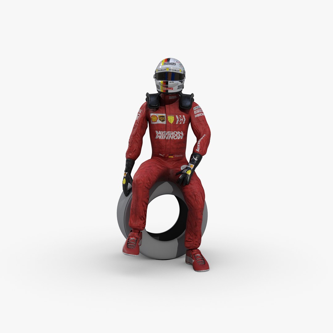 Sebastian Vettel 2019 3D Model - TurboSquid 1484096