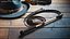 Historical Leather Whip Braided Black