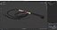 Historical Leather Whip Braided Black