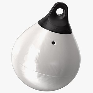 White All Purpose A4 Buoy 3D model