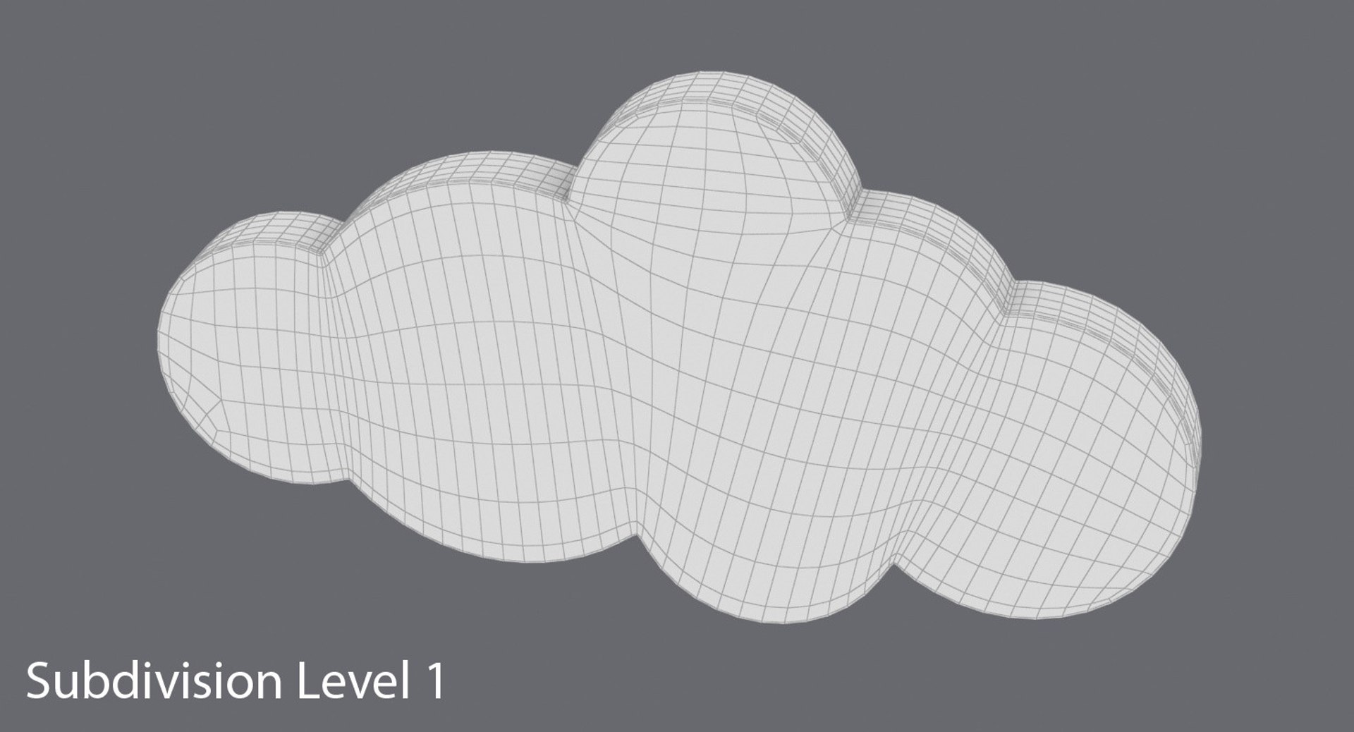 Cloud Medium 3d Model