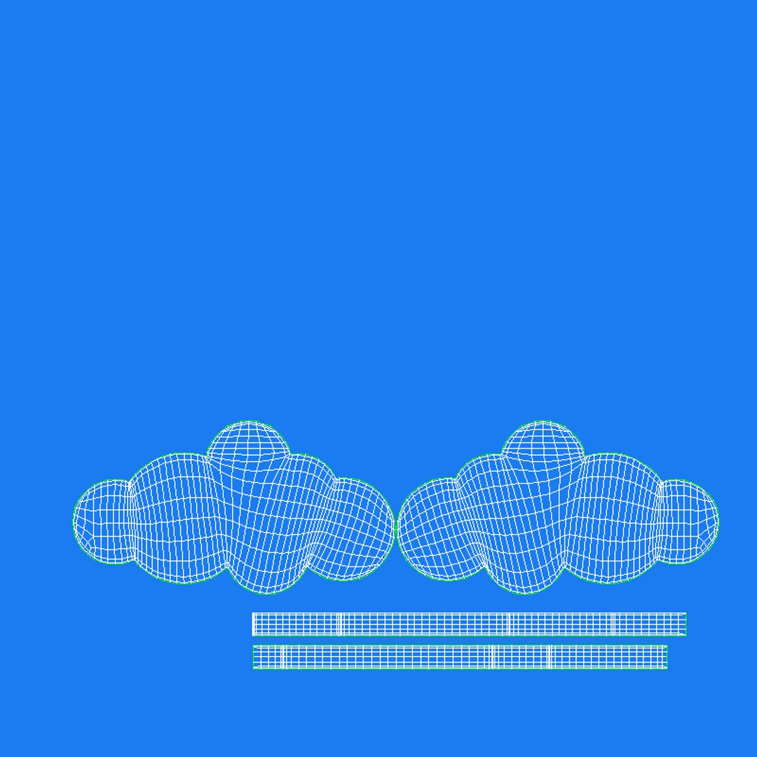 Cloud Medium 3d Model