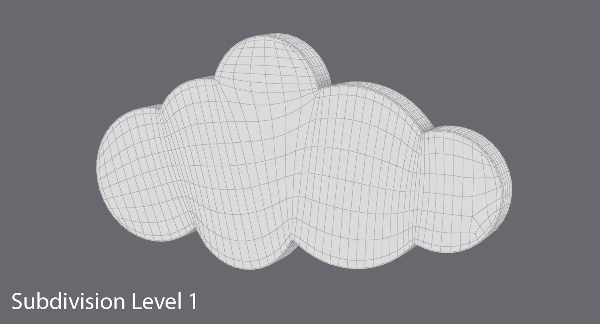 Cloud Medium 3d Model