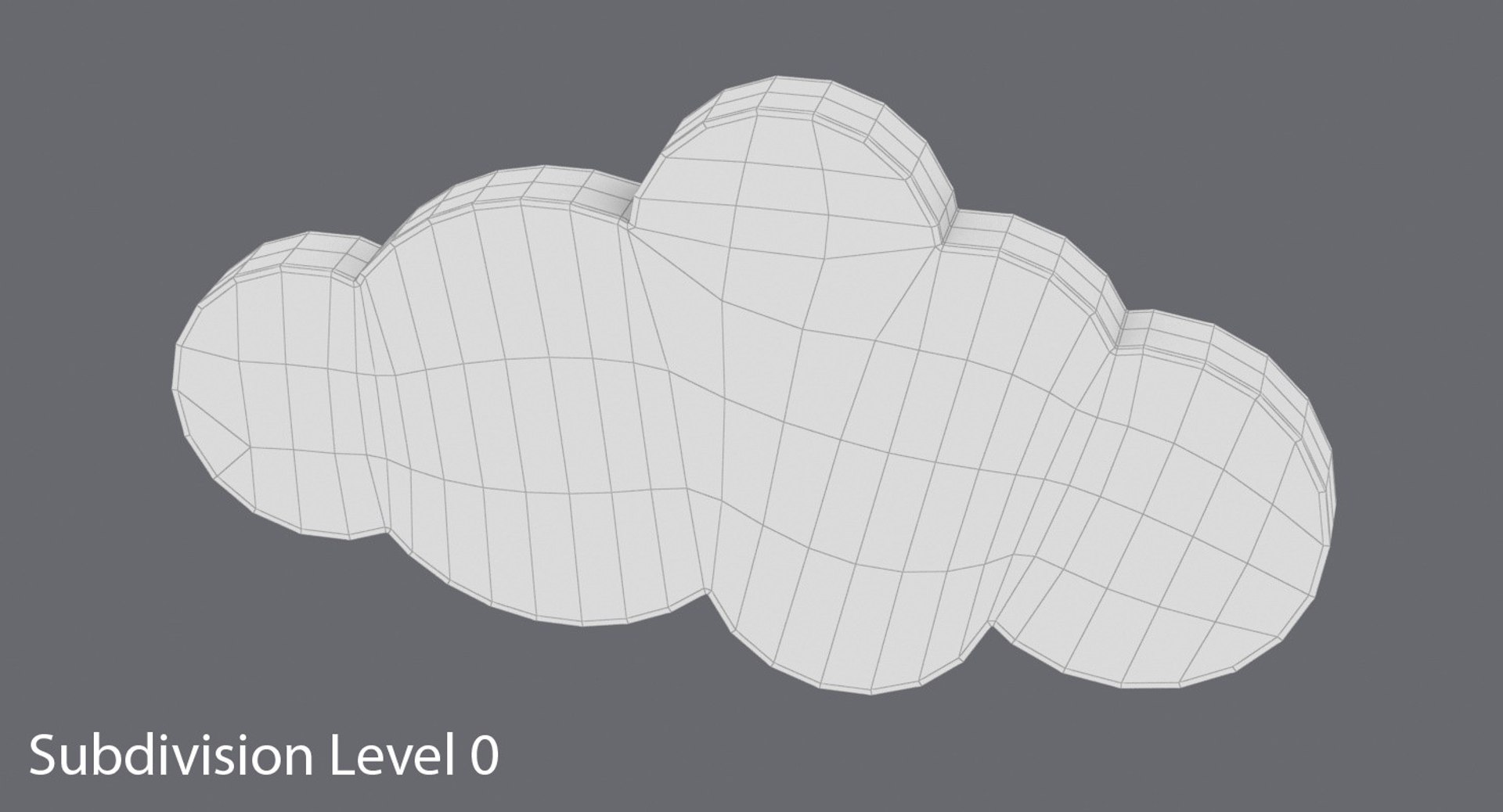 Cloud Medium 3d Model
