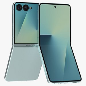 Samsung Galaxy Z Flip 7 Mint 3D model