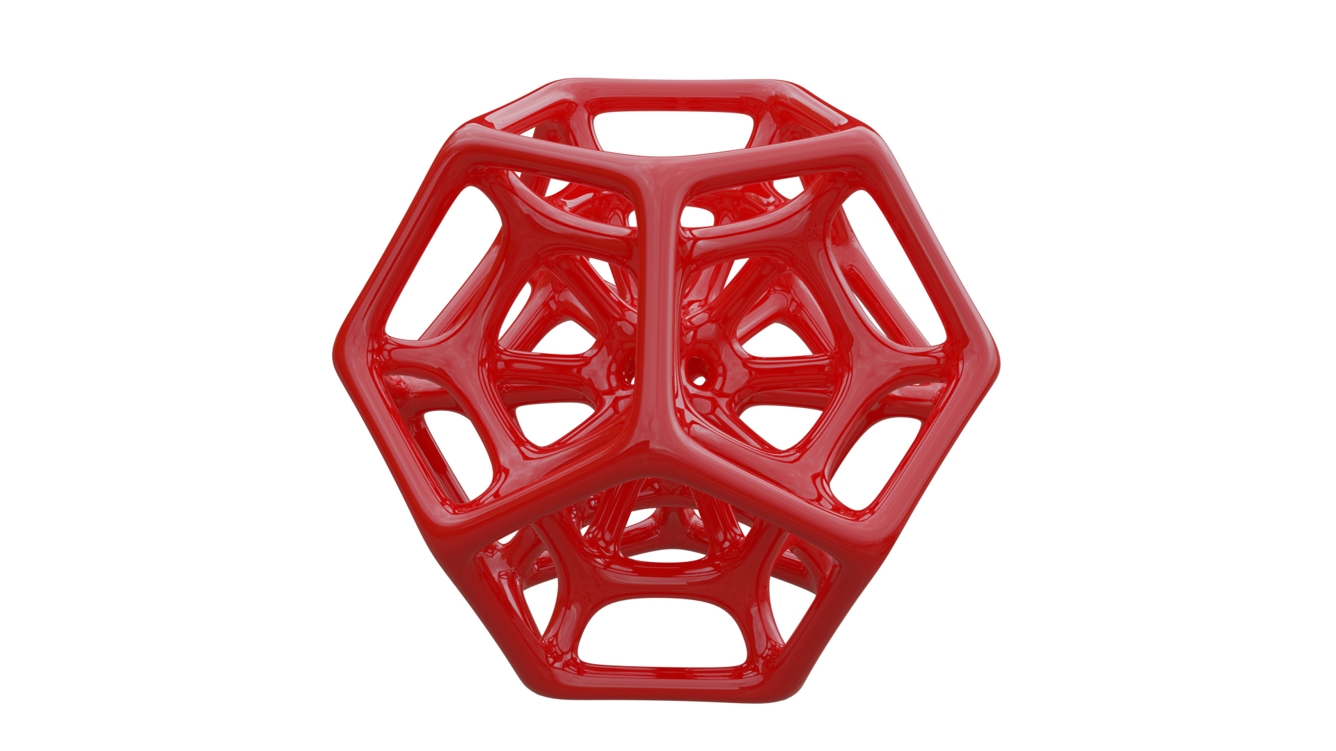 Hyper Loop Skeletal Ball 01 Red 3D - TurboSquid 2248756