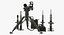 BGM-71 TOW Missile System 3D Models Collection