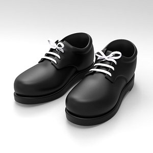 3d model kid shoes