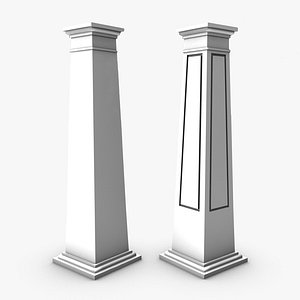 square craftsman columns c4d