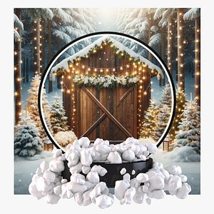 snowglobe photobooth 3D model