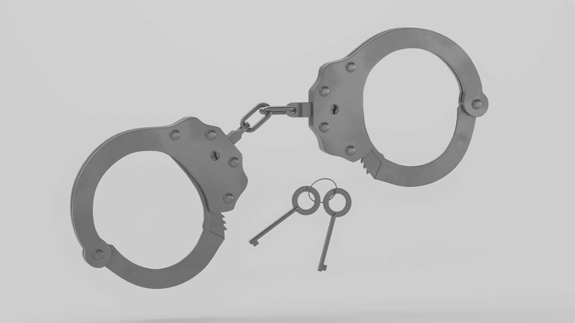 Handcuffs 02 3D Model - TurboSquid 1876257