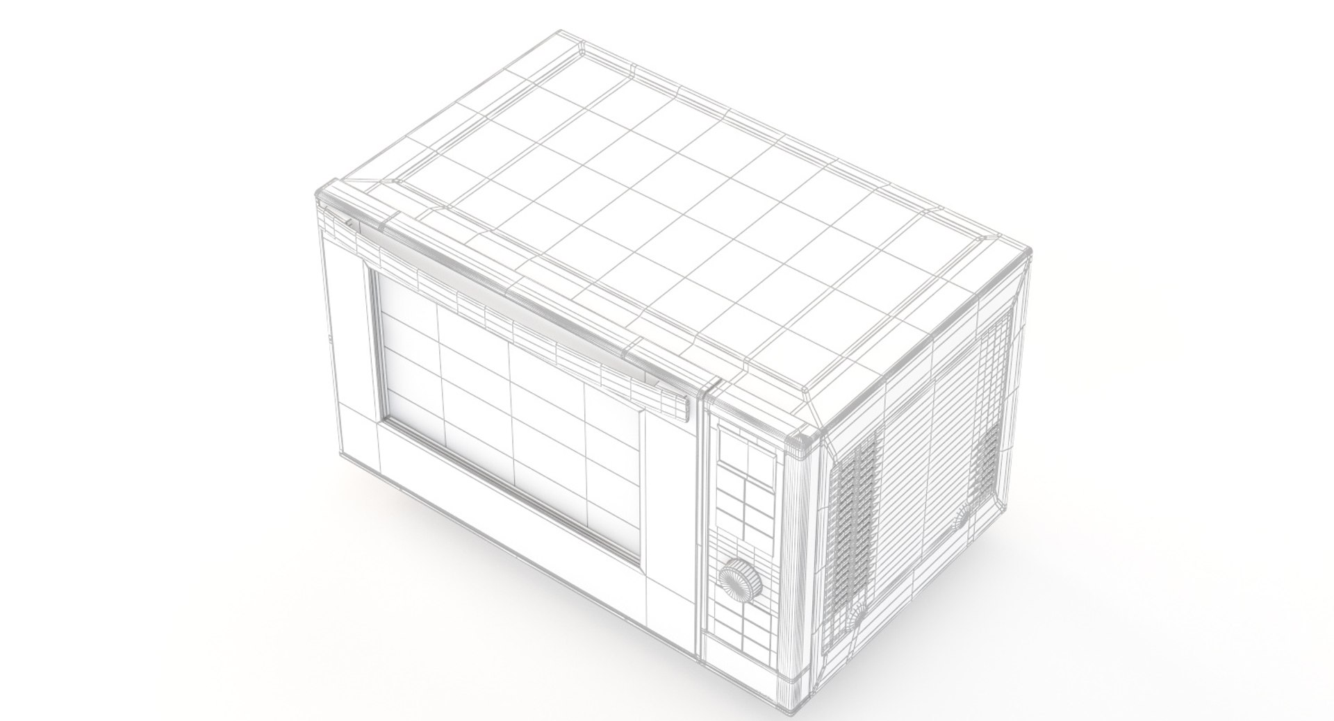 Microwave 3D Model - TurboSquid 1305048