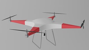 3D model Cartoon Drone