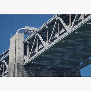 Oakland-San Francisco Bay Bridge 3D Model Textures