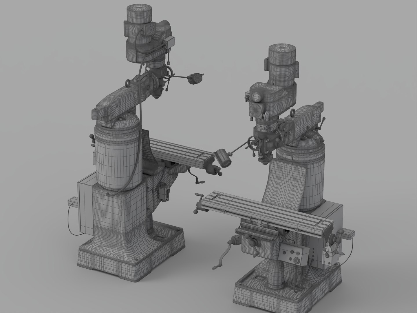 Vertical Milling Machine 3D Model 3D Model - TurboSquid 2636776