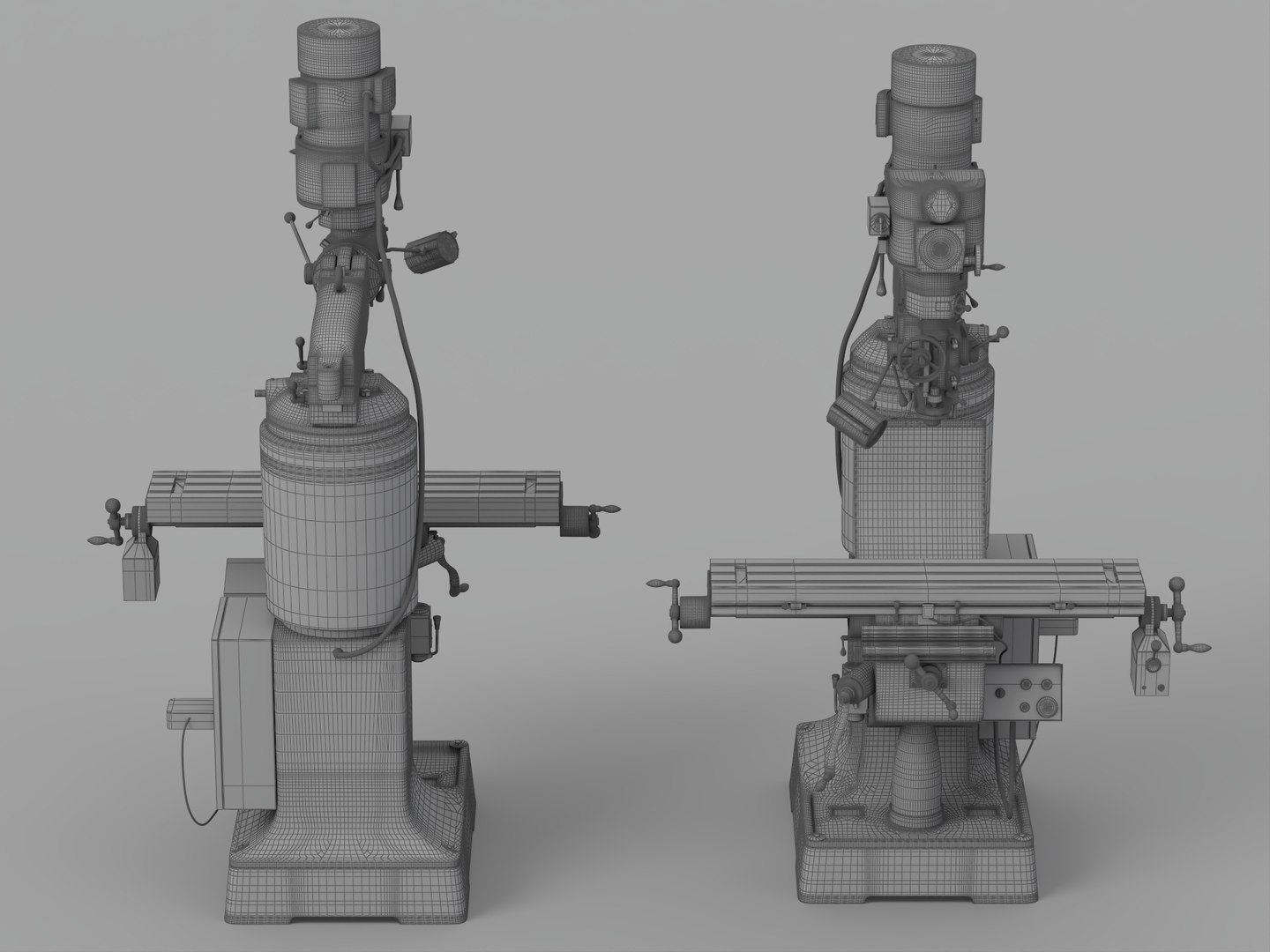 Vertical Milling Machine 3D Model 3D Model - TurboSquid 2636776