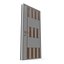 Modern Design White Metal Steel Door with Wooden Details model model
