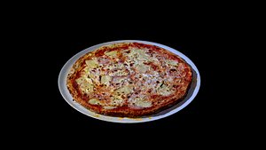 3D Pizza Hawaii