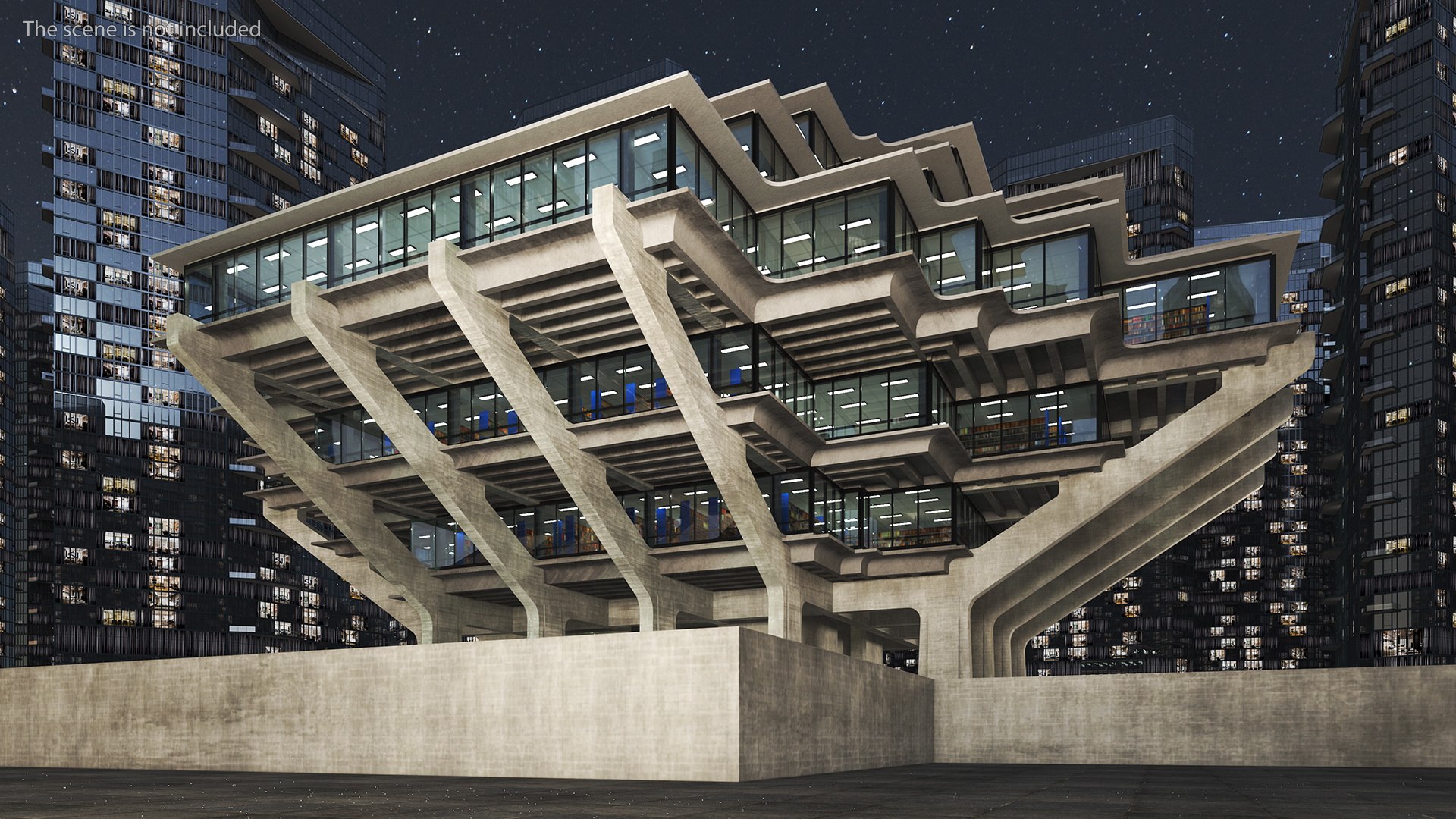 3D Geisel Library Night Light https://p.turbosquid.com/ts-thumb/oa/EJITpU/6L/geisellibrarynightlightmb3dmodel012/jpg/1643746367/1920x1080/fit_q87/e595887204964712d3dc5a9b09ce0c895aa30eb4/geisellibrarynightlightmb3dmodel012.jpg