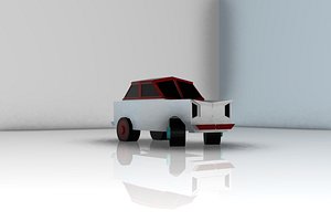 White Monster Car