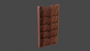 Wooden Wall File Holder