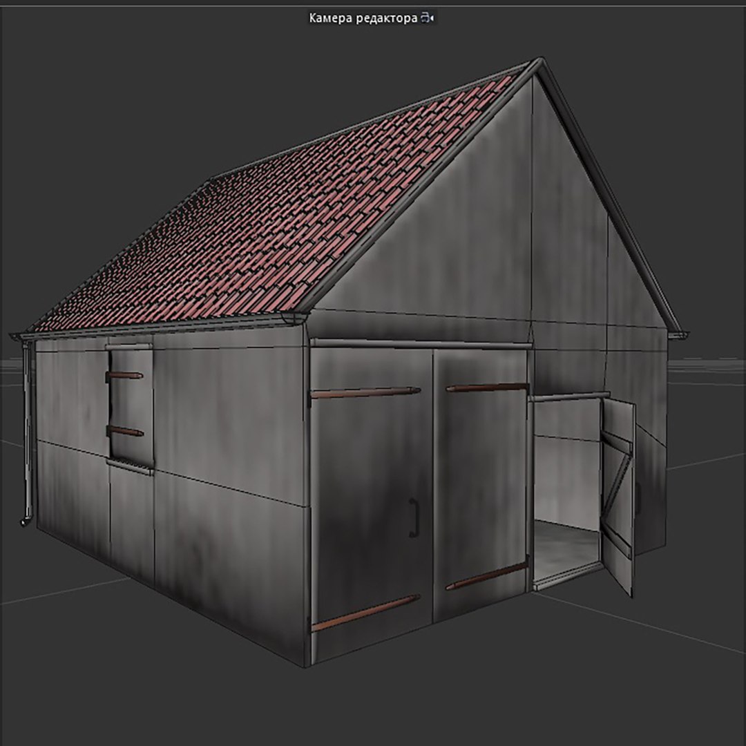 3D model wooden shed - TurboSquid 1951482