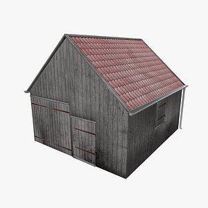 wooden shed