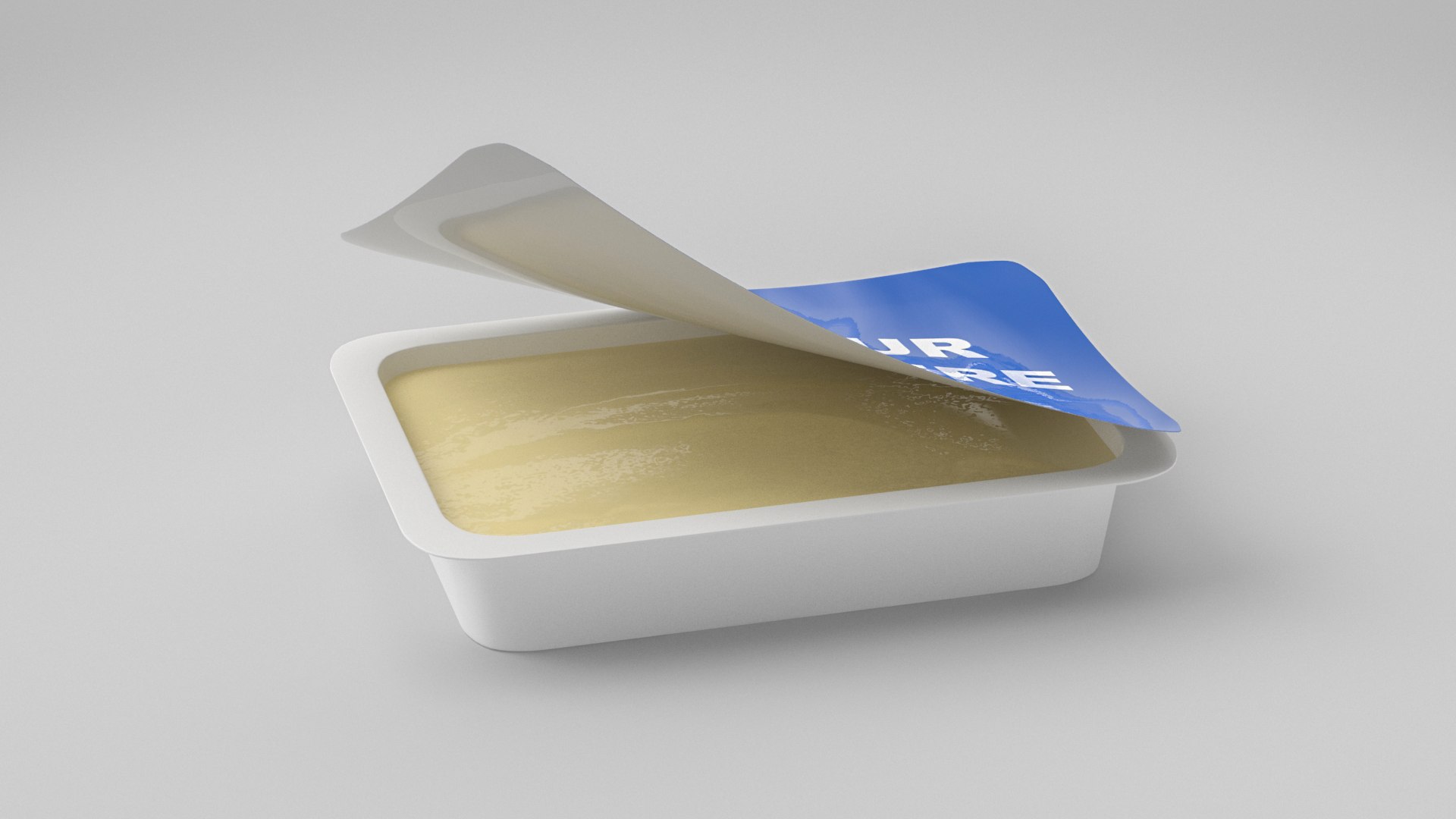 Editable Butter Mini Portions 3D Model - TurboSquid 1662073