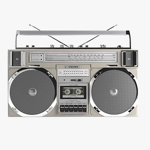 3dsmax crown csc-950l boombox