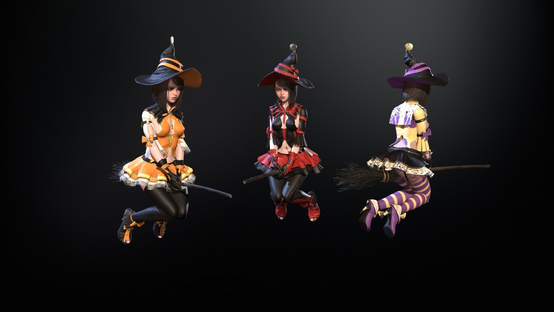 3D Witch2 Model - TurboSquid 1999272