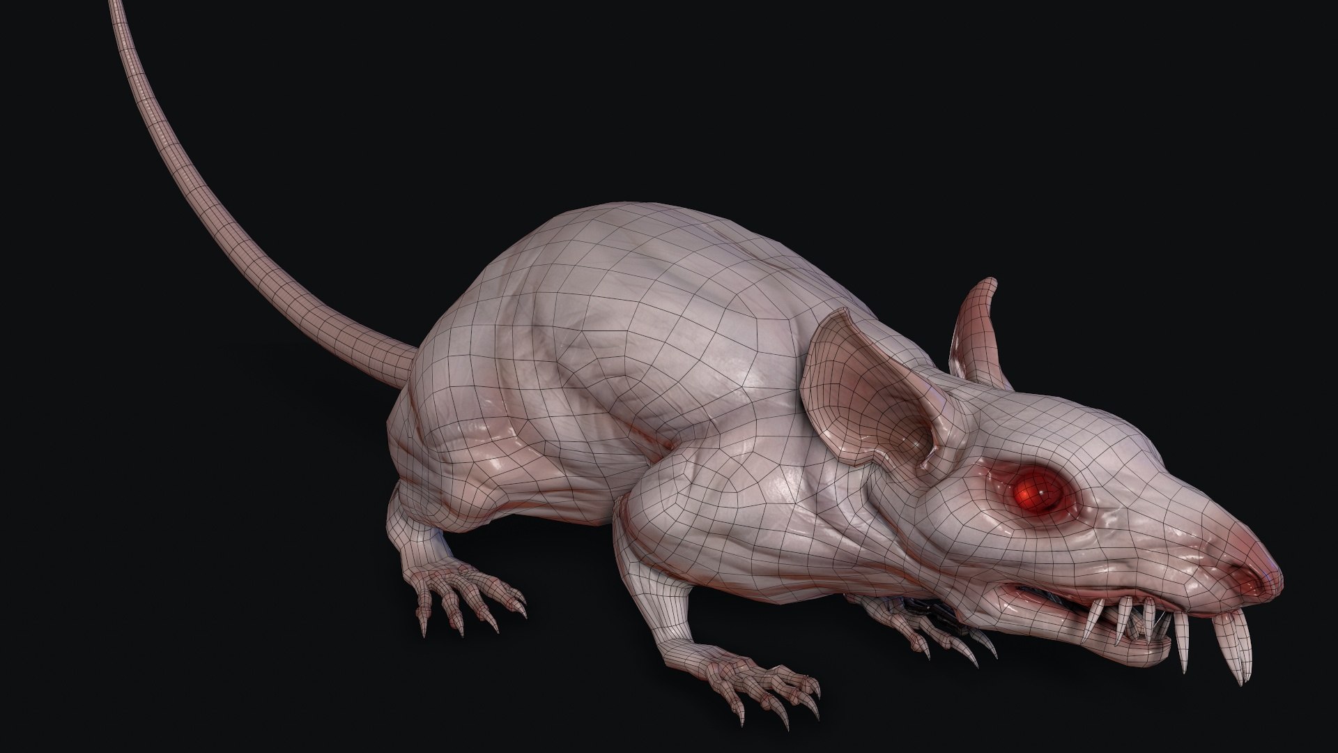Mutant Rat Animations Model - TurboSquid 1400836