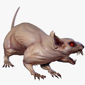mutant rat animations model