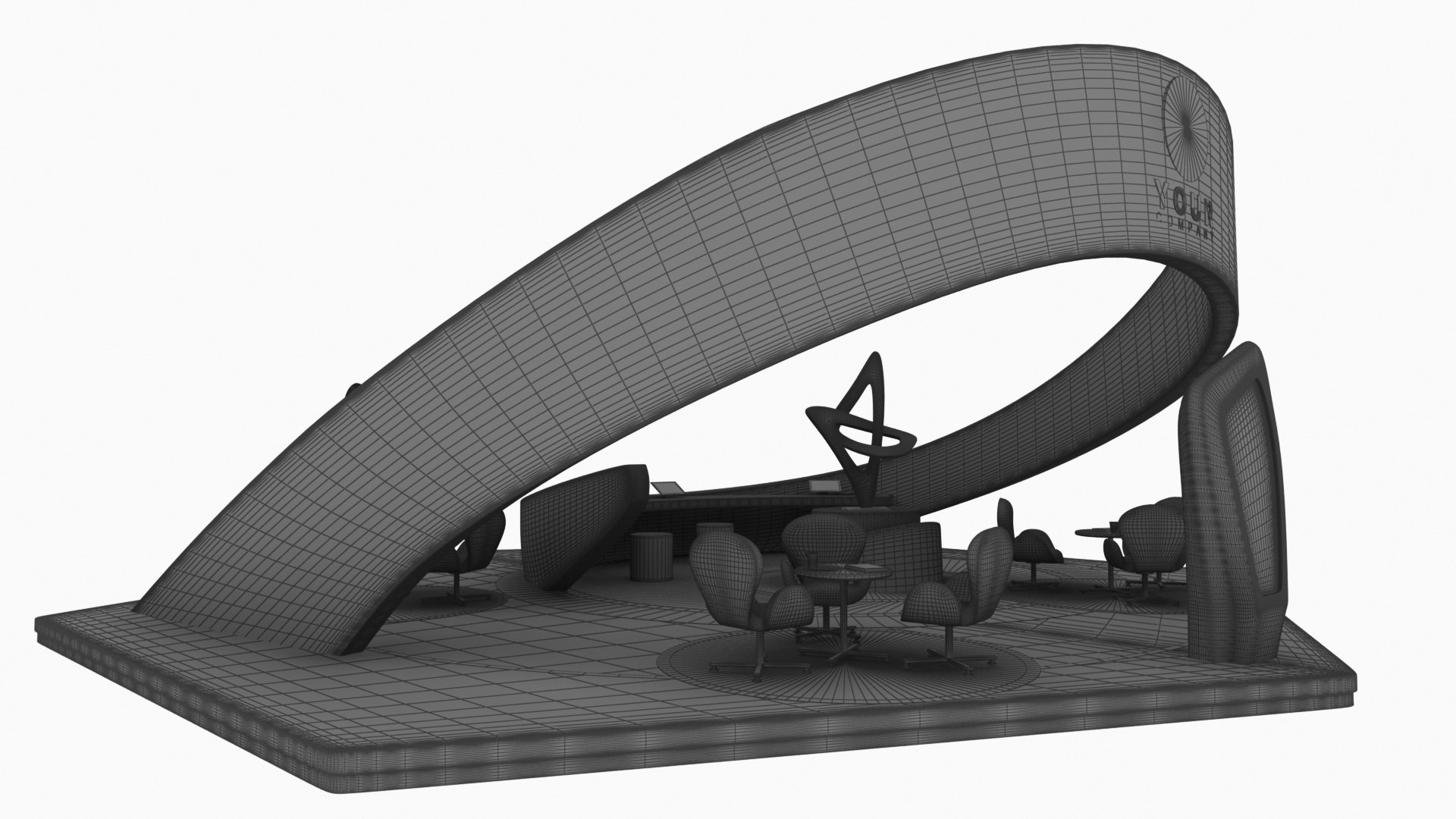 3D Futuristic Exhibition Stand 7 https://p.turbosquid.com/ts-thumb/oa/ikyCql/mQ/modernexhibitionbooth810/jpg/1651364531/1920x1080/fit_q87/e8c6b33ecf92a67e4bfdaf7e140a5e40154d0e9c/modernexhibitionbooth810.jpg