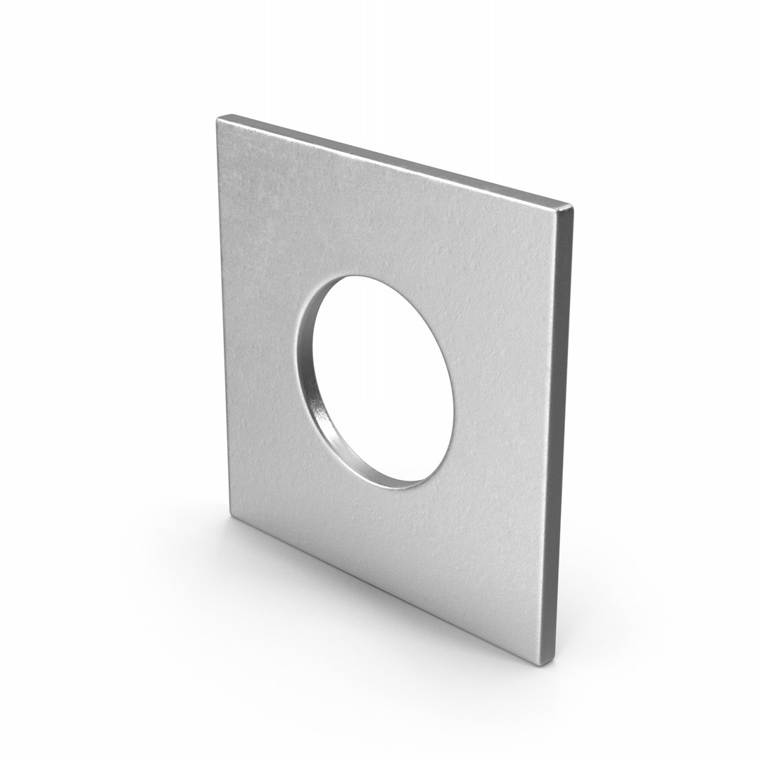 Square Washer 3D model TurboSquid 1903696